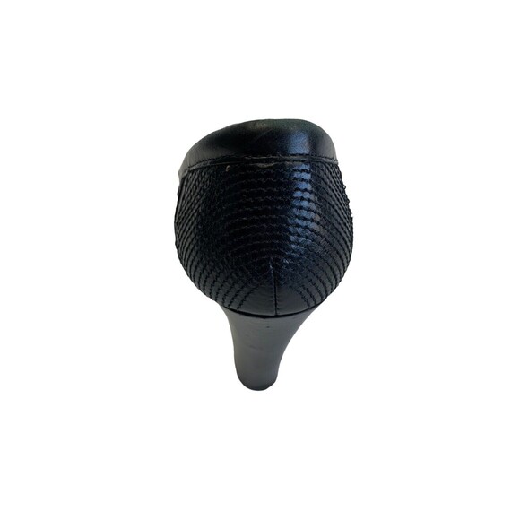 Michael Michael Kors Women's Size 6M Black Pumps Leather Loafer Buckle Heels - Picture 6 of 11